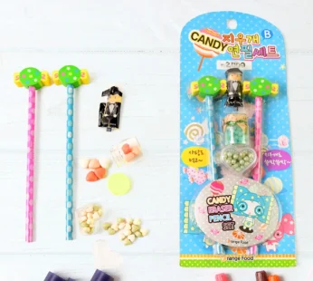 Candy Themed Pencil Set – Fun Kids Stationery Combo with Accessories