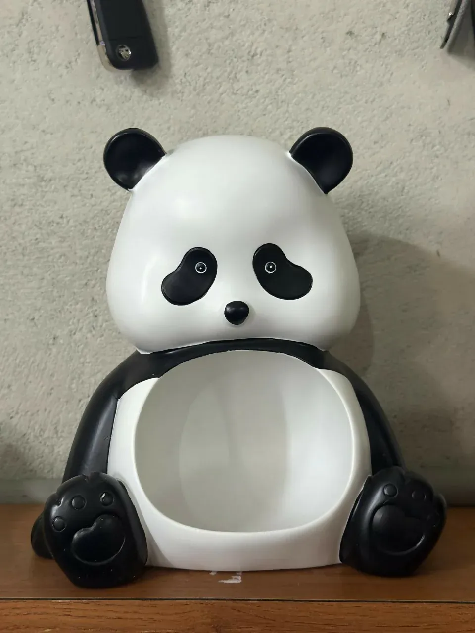 Panda Storage Organizer Basket for Toys Stationery Home Desk Decor - Detailed Feature View 3