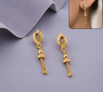 Traditional Gold Plated Earrings – Ethnic Jewelry with Elegant Design