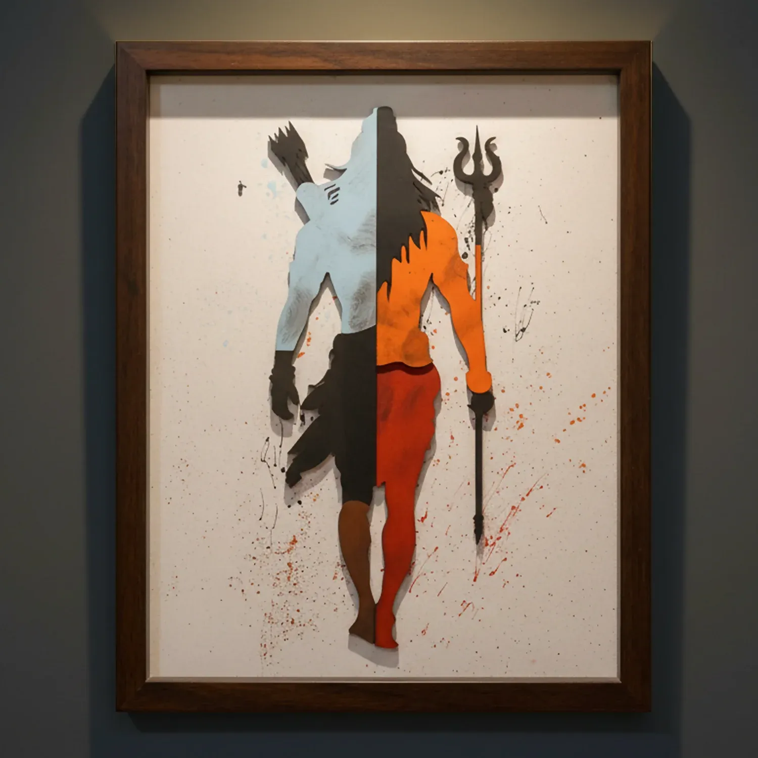 Premium Mahadev Wooden Wall Art – Handcrafted Spiritual Home Décor - Buy Online at Alikart