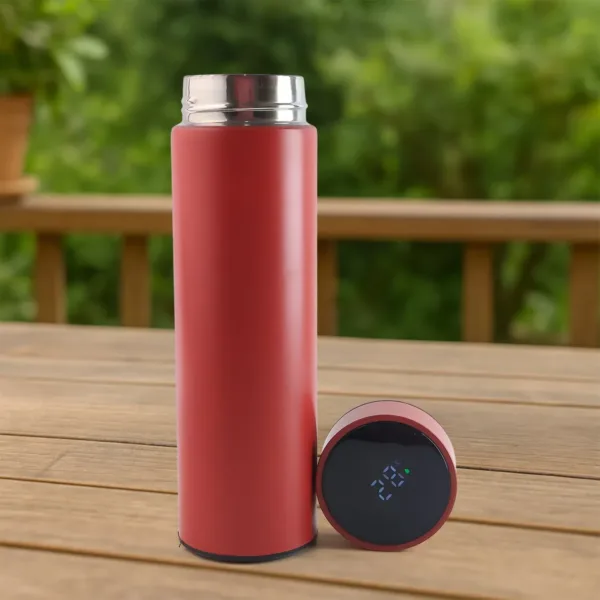 Vacuum Insulated Water Bottle – LED Temperature Display, 500ML