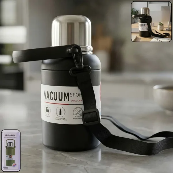 Vacuum Flask Bottle – Keeps your beverages hot or cold for hours