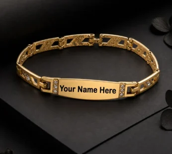 Custom Name Bracelet – Elegant Gold-Plated Ethnic Wristwear
