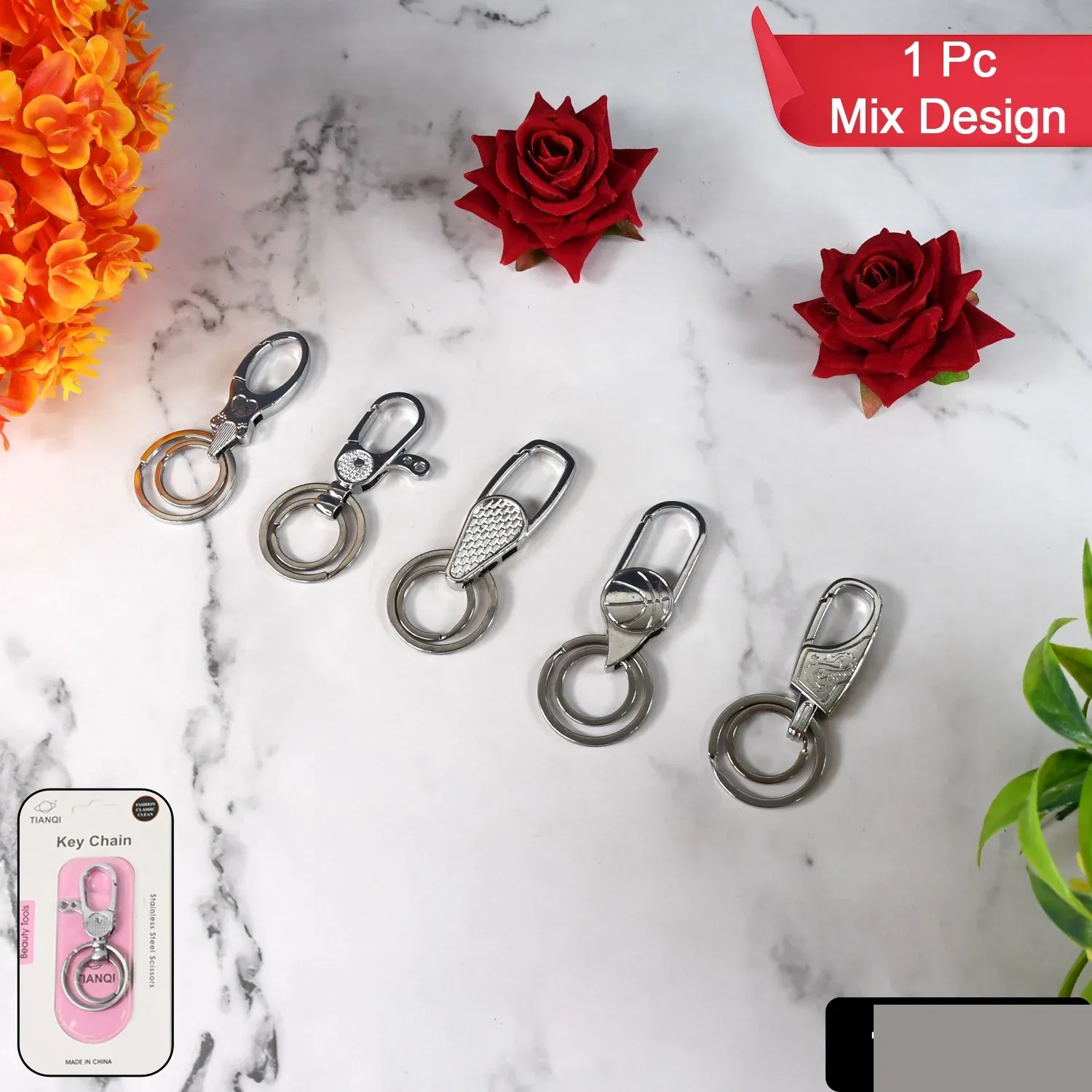 Heavy Duty Stainless Steel Key Holder – Durable & Stylish | JourneyMate - Detailed Feature View 1