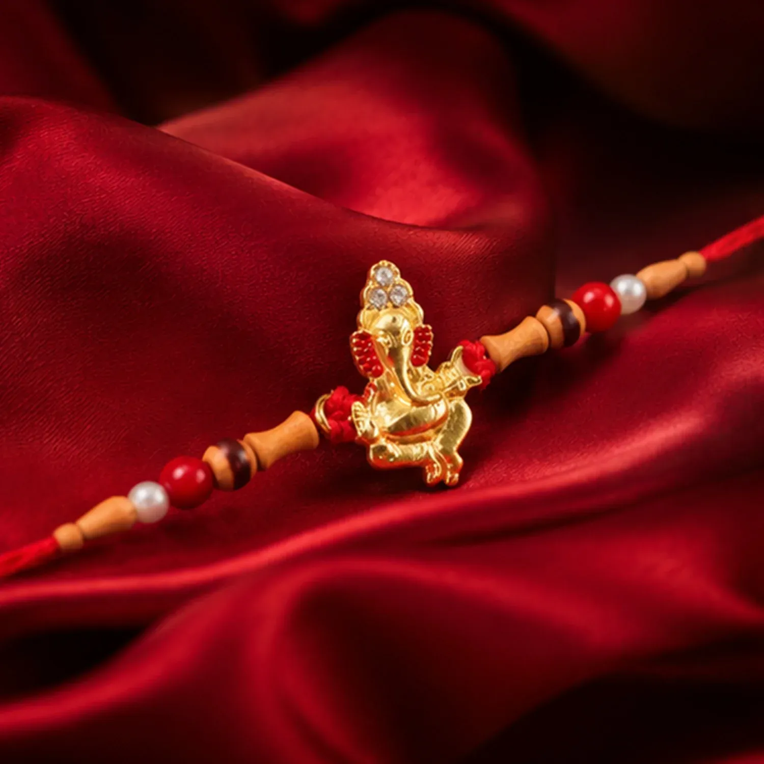 Traditional Rakhi for Brothers — Elegant & Handmade Design - Detailed Feature View 3