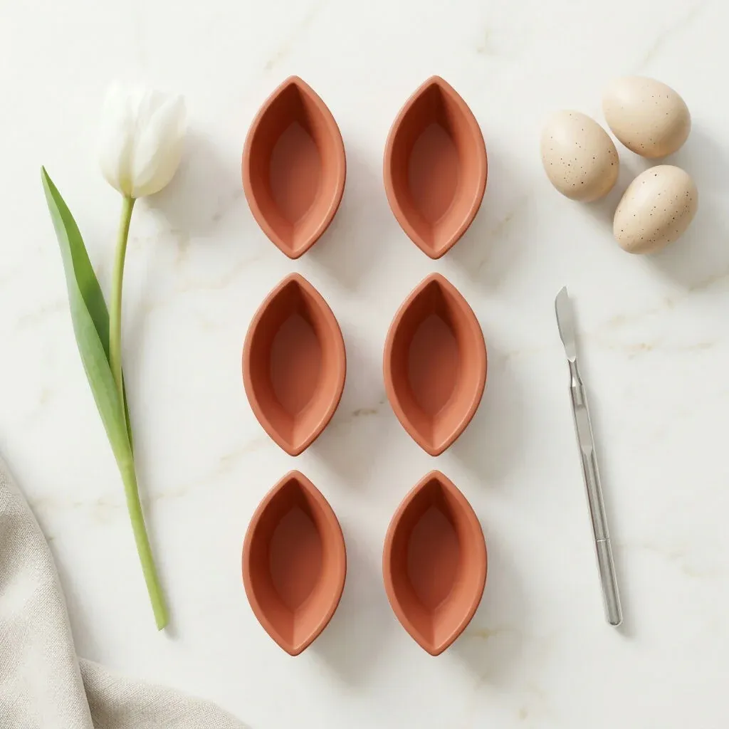 Premium Terracotta Chutney Bowls – Natural Handmade Serving Set - Buy Online at Alikart