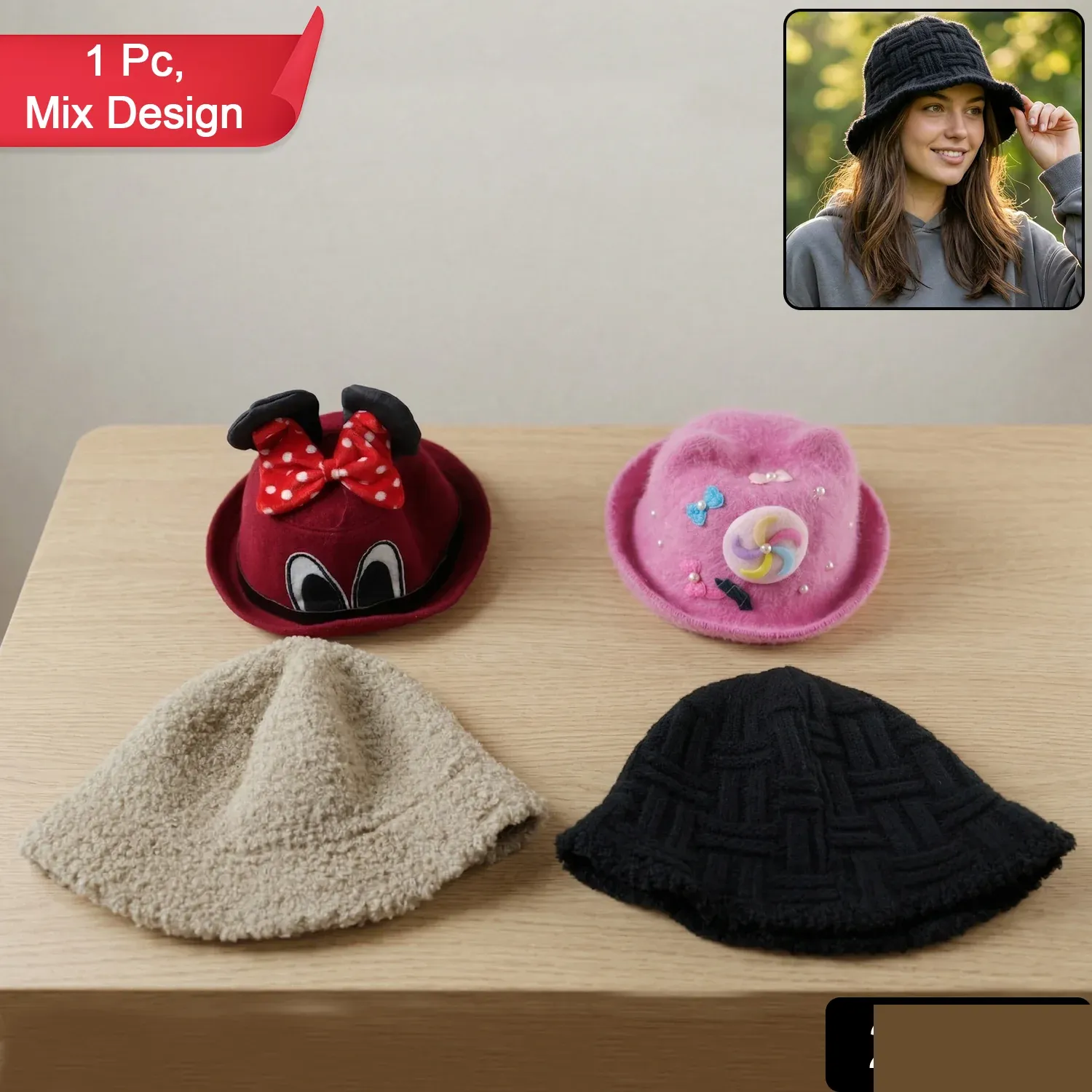 Winter Bucket Cap – Warm, Trendy & Unisex for All Seasons