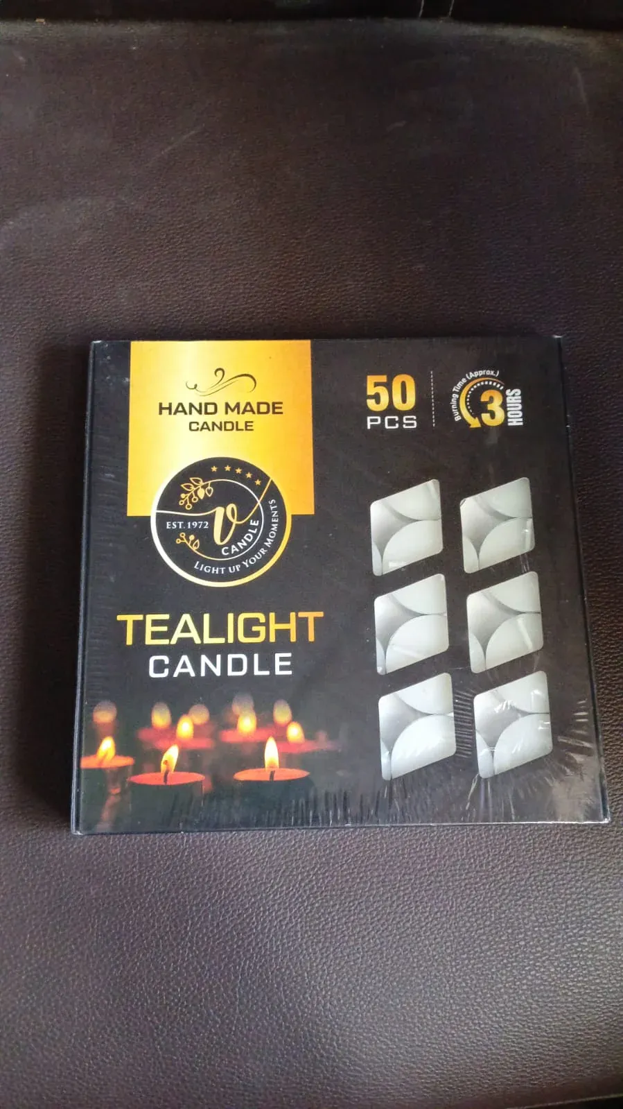 Smokeless Tealight Candles – 50 Pcs Set for Diwali | Indo Glow - Detailed Feature View 6