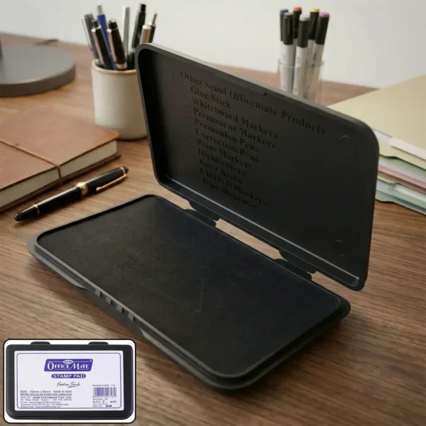 OfficeMate Stamp Pad – Clear, Sharp Impressions for Office Use