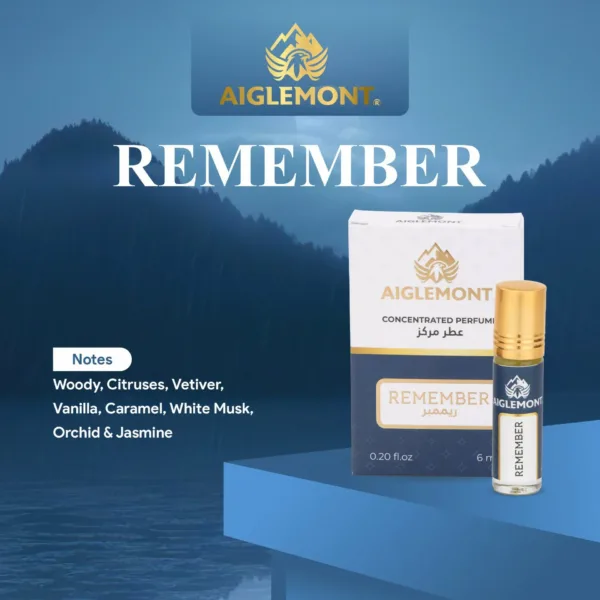 Remember Roll-On Attar – Alcohol Free, Long Lasting 6ml