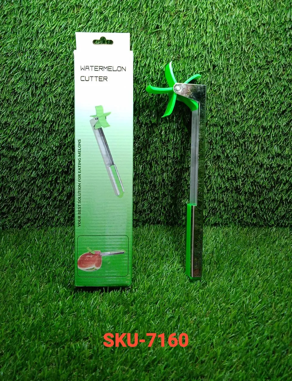 Watermelon Cutter – Stainless Steel Windmill Slicer for Cubes | Quickslice - Detailed Feature View 11