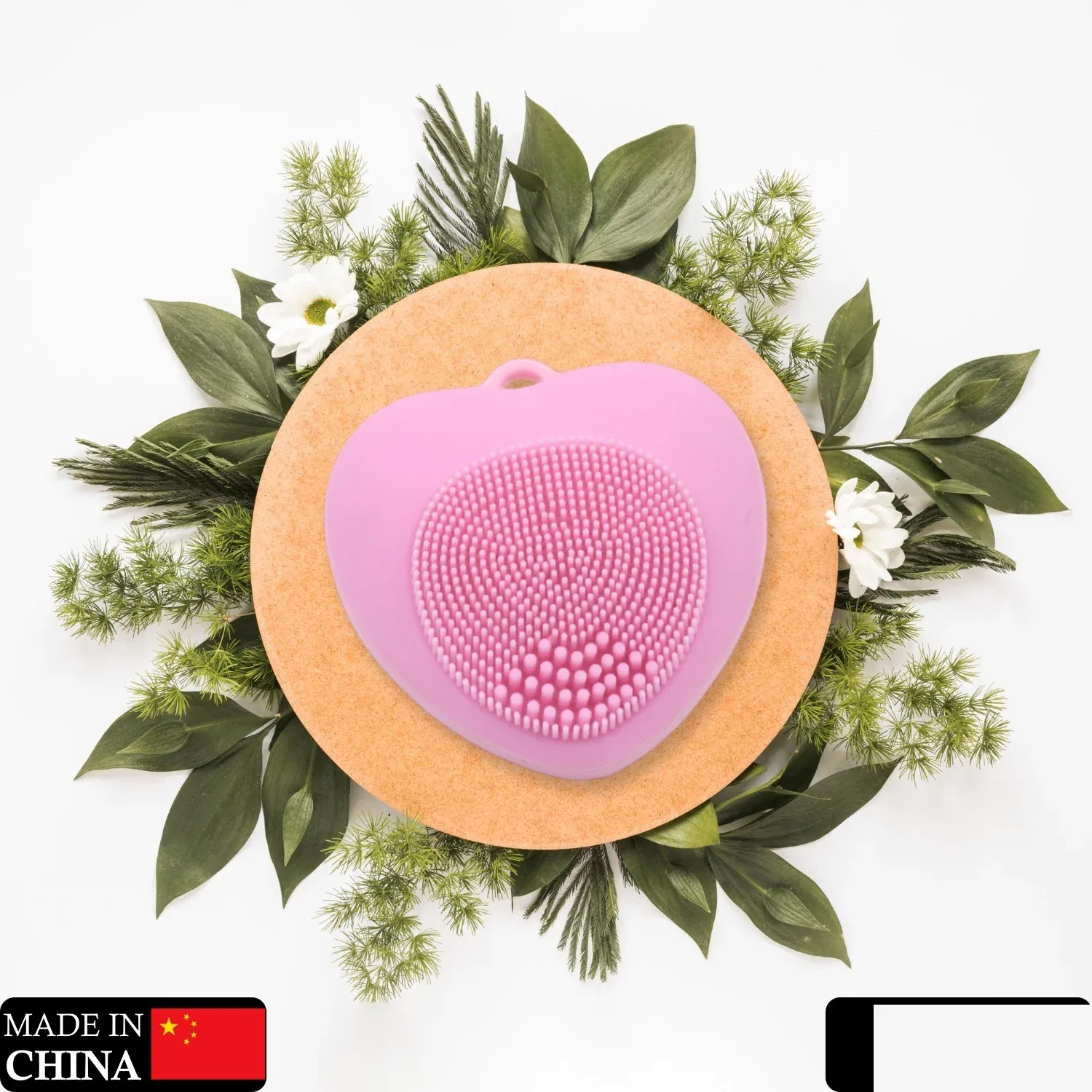 Premium Silicone Face Wash Brush – Heart-Shaped Deep Cleansing | Glimmerly - Buy Online at Alikart