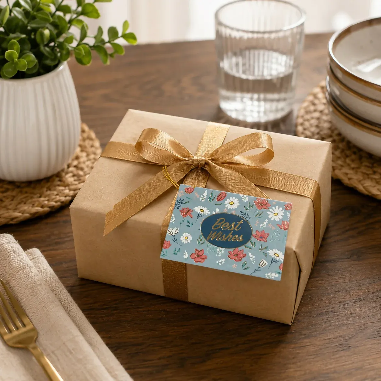 Premium Gift Tags with String – Perfect for Elegant Gift Packaging - Buy Online at Alikart