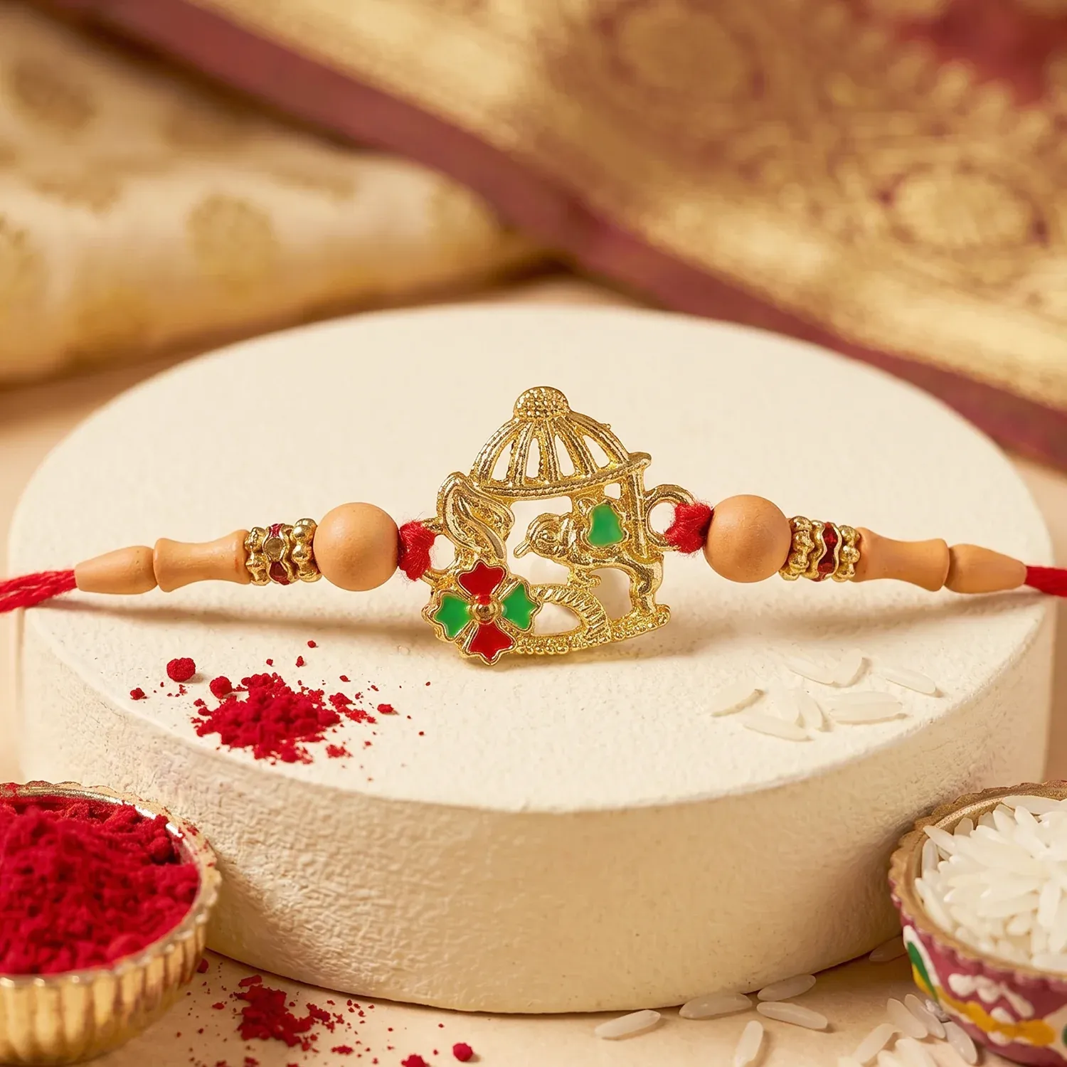 Rakhi – Traditional and Stylish for Raksha Bandhan Celebrations - Detailed Feature View 1