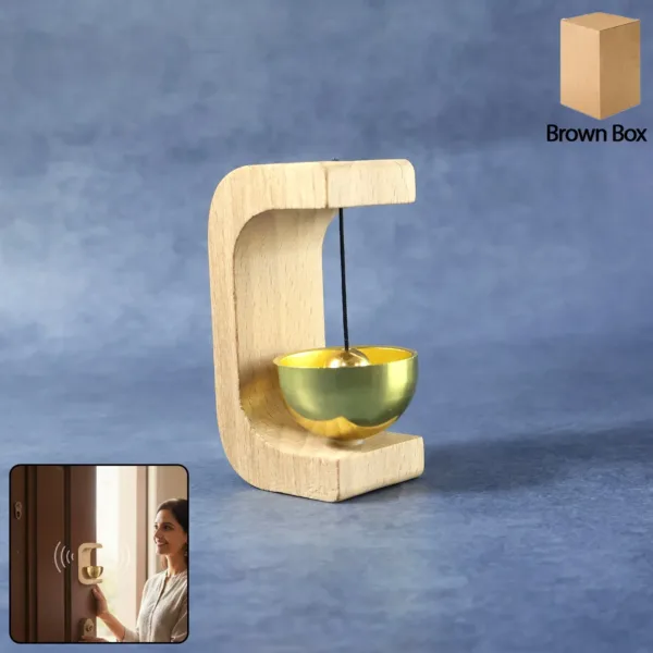 Zen Meditation Bell – Calming Sound with Wooden Stand