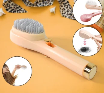 Self-Cleaning Detangling Hairbrush – Anti-Static & Scalp Massage