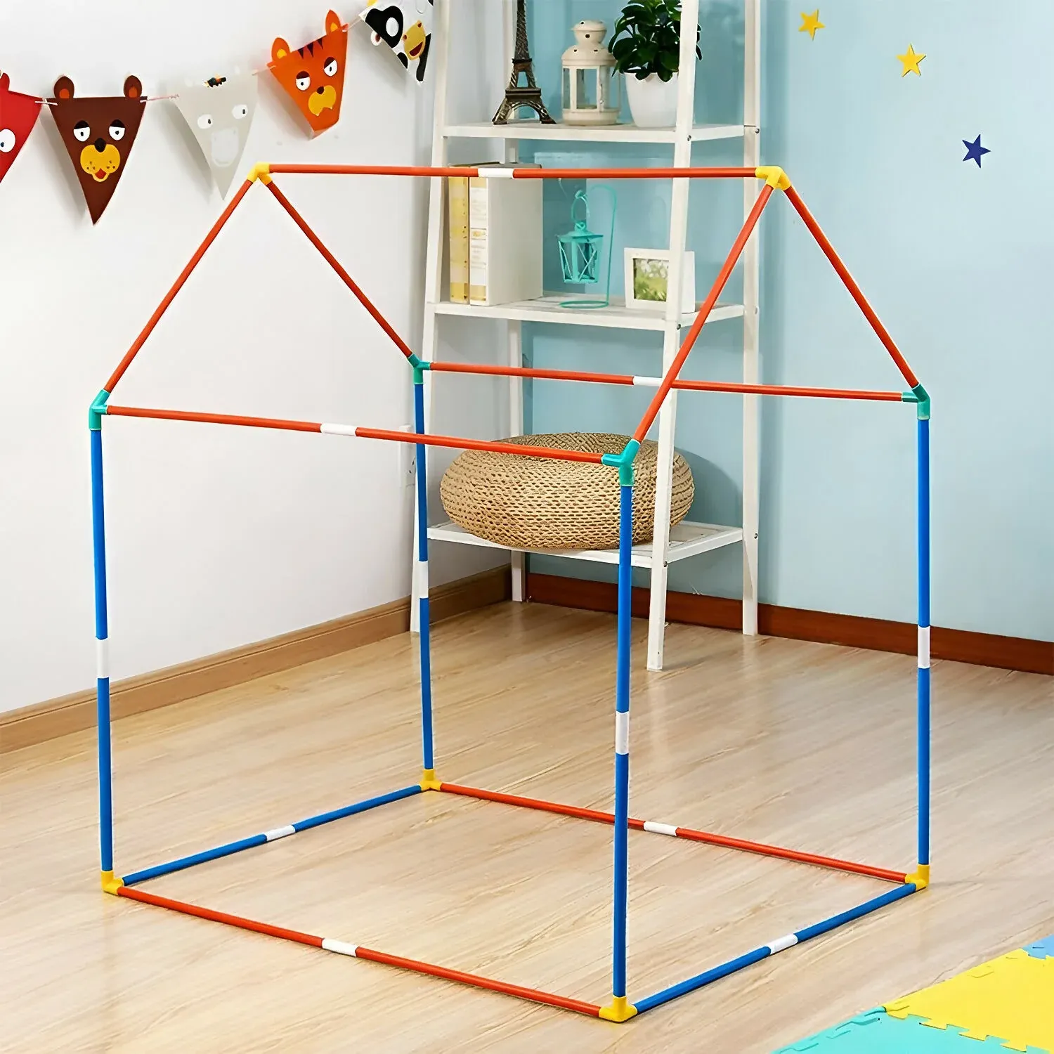 Kids Play Tent House – Panda Theme Foldable Fun - Detailed Feature View 5