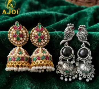 Traditional Jhumka Earrings – Elegant Ethnic Style for Festive Looks