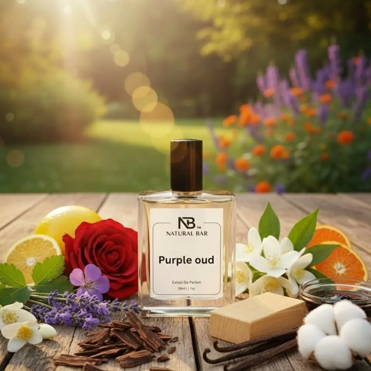 Premium Purple Oud Perfume – Warm Spicy Citrus Scent, Long-Lasting 50 ml - Buy Online at Alikart