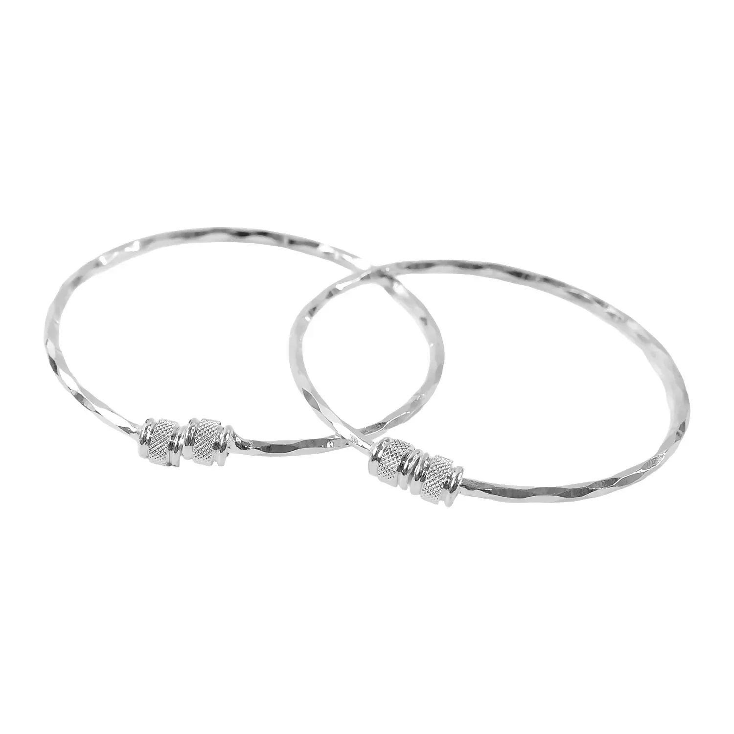 Kada Bracelet for Women – Elegant Rose Gold Finish & Sparkling Stones - Detailed Feature View 4