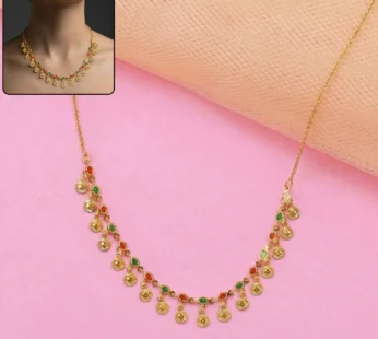 Traditional Gold Charm Necklace – Ethnic Jewelry for Festive Looks