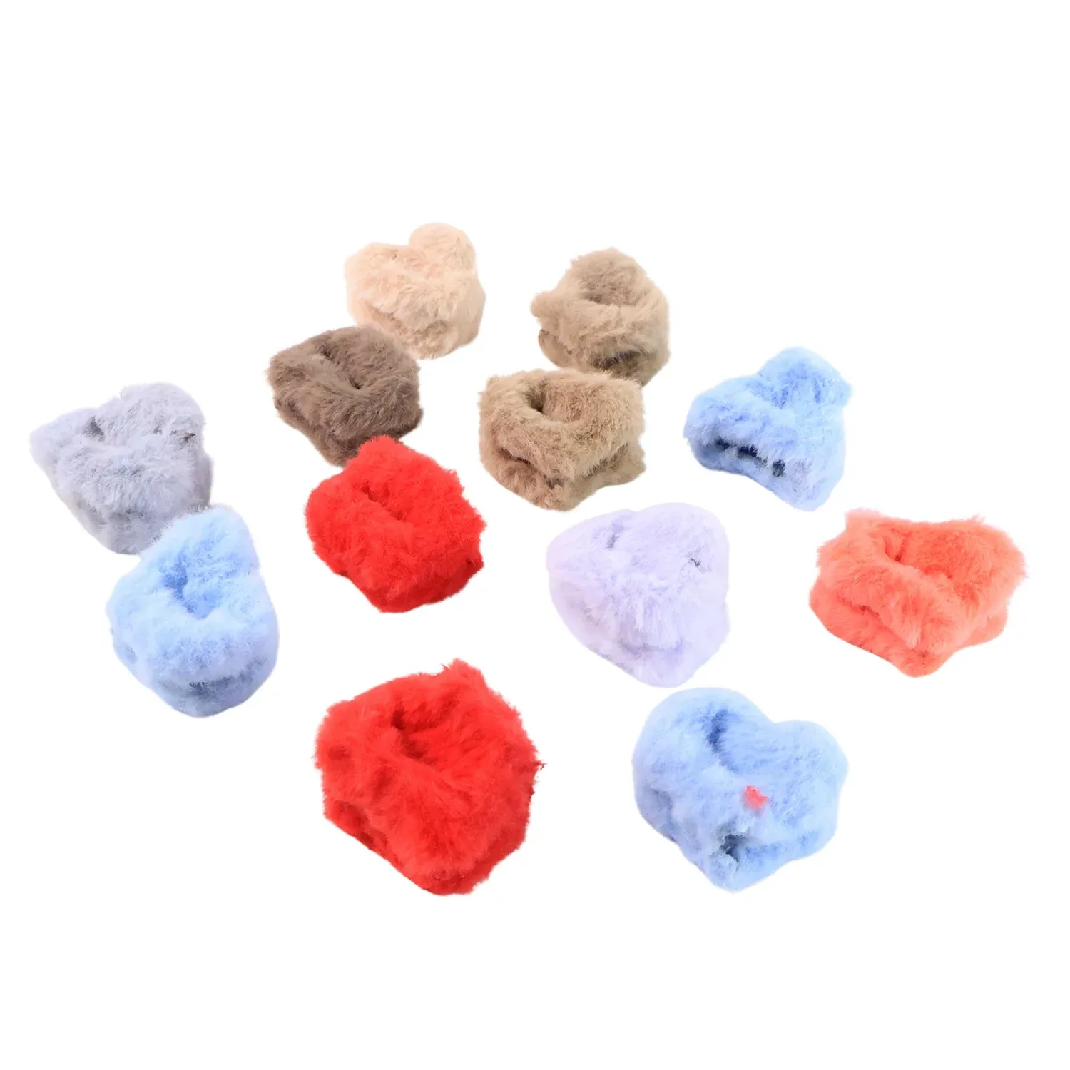 Small Hair Claw Clips – Plush Non-Slip Hair Accessories Set - Detailed Feature View 4