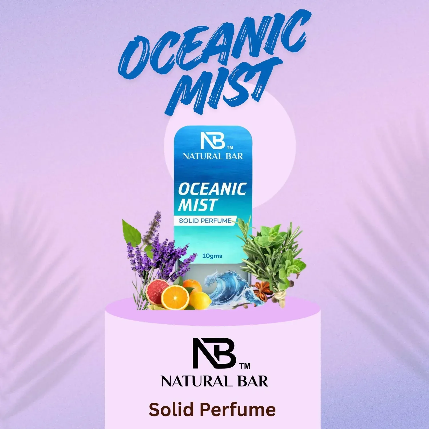 Premium Oceanic Mist Solid Perfume – Alcohol Free Long Lasting Fragrance - Buy Online at Alikart