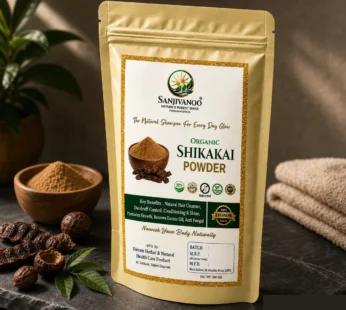 Sanjivanoo Shikakai Powder Natural Herbal Hair Cleanser Shampoo (200 GM)