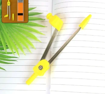 Camlin Compass – Durable Metal Body with Yellow Grip