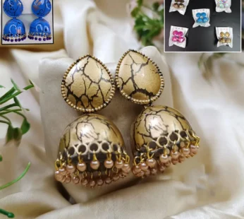 Jhumka Earrings – Traditional Indian Dangle Design | Glimmerly