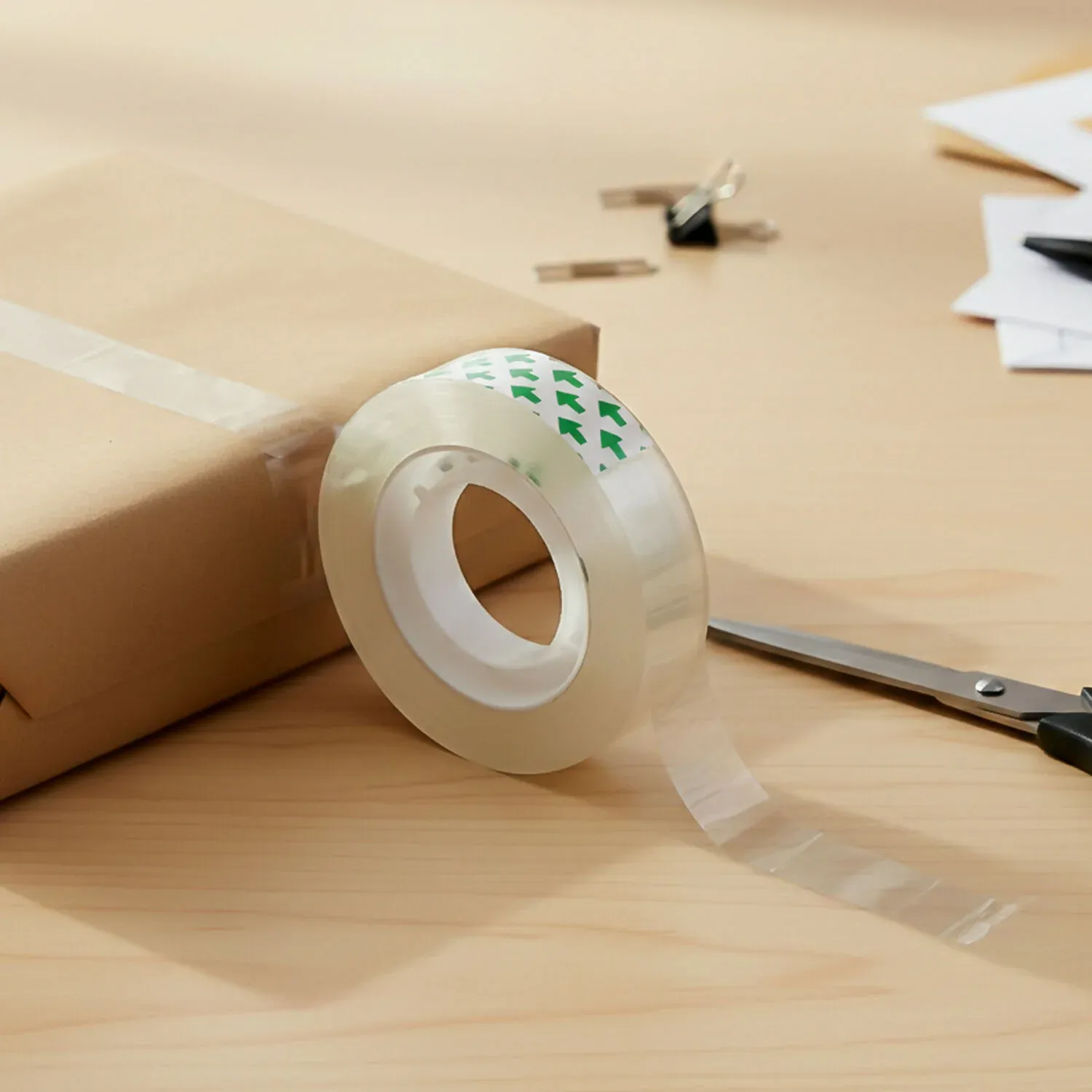 Crystal Clear Cello Tape – Strong Adhesive for Packing & Wrapping - Detailed Feature View 4