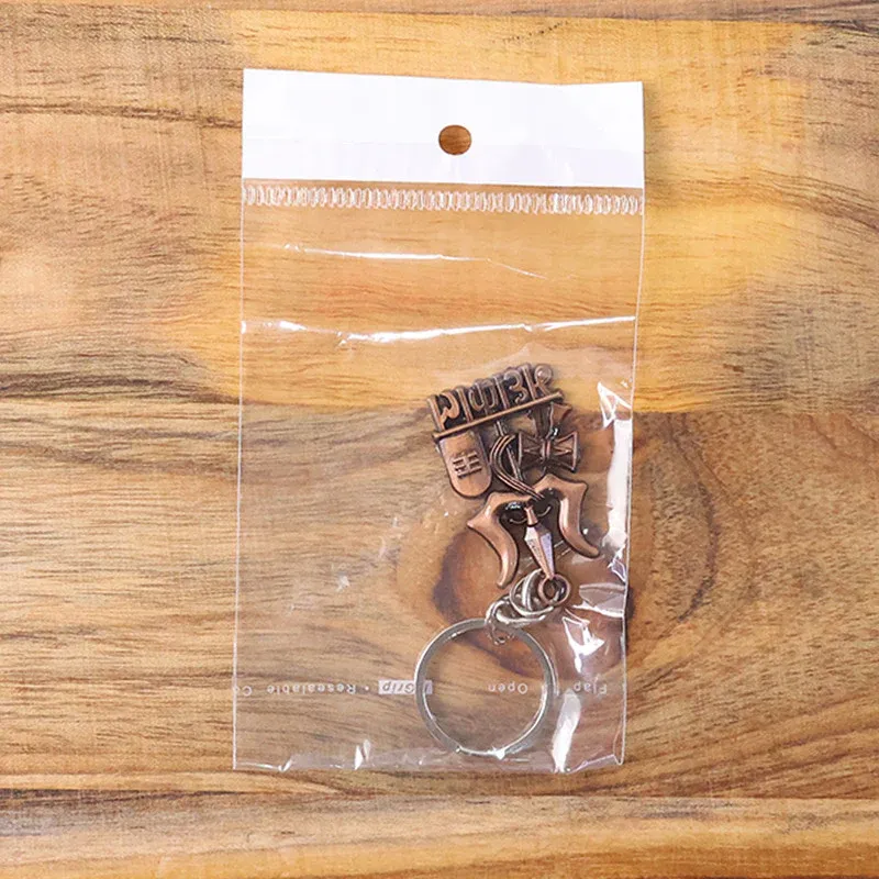 Mahakal Trishul Keychain – Durable Metal with Shivling & Damru Design - Detailed Feature View 5