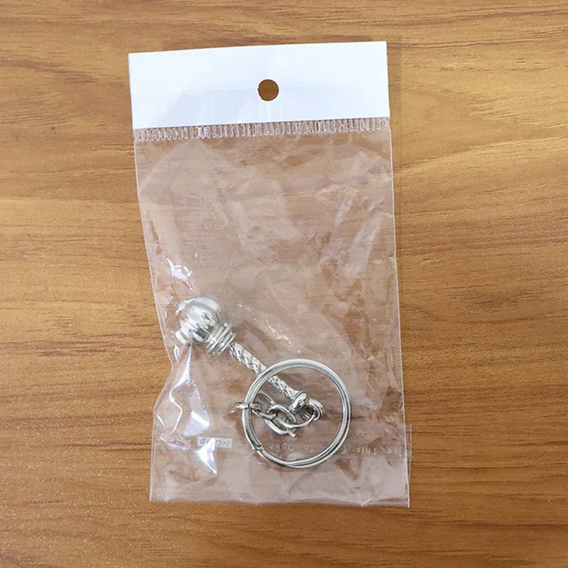 Gada Keychain – Stylish Metallic Symbolic Accessory - Detailed Feature View 5