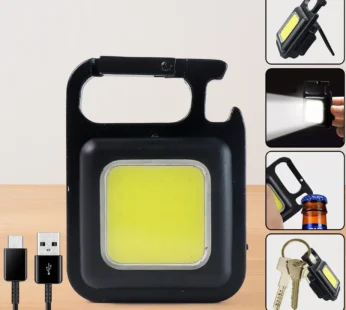 Rechargeable Keychain Flashlight – 4 Light Modes, Magnetic Base | Vastate