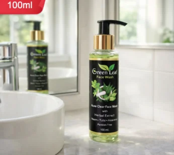 Acne Clear Face Wash – Natural Neem, Tulsi & Aloe Vera Formula
