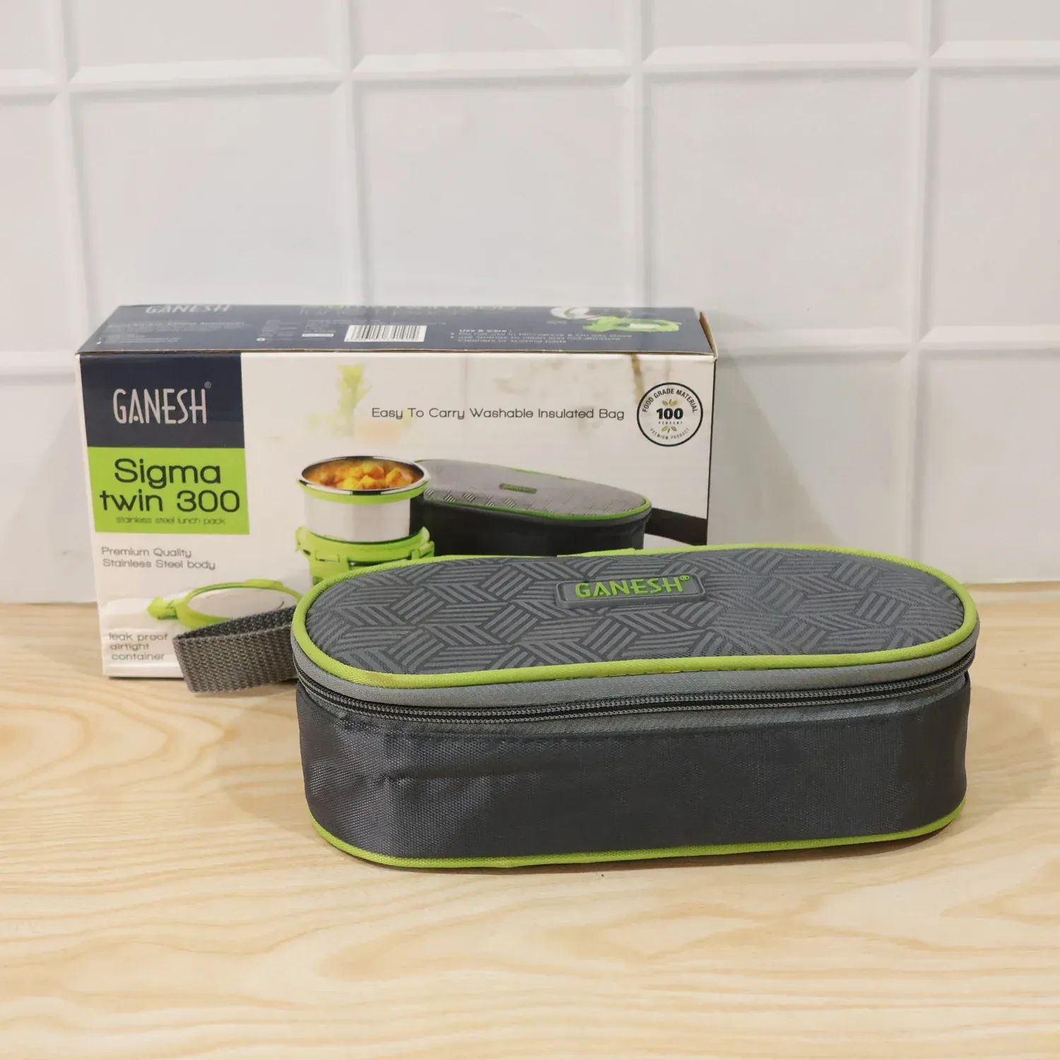 Stainless Steel Lunch Box Set – Durable & Leakproof with Carry Bag - Detailed Feature View 8