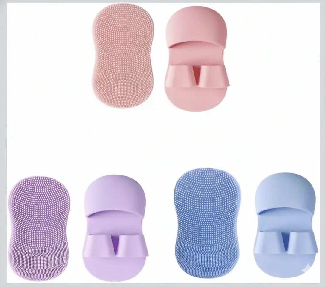 Silicone Glowpad Scrubber – Gentle Facial Exfoliation & Deep Cleanse - Detailed Feature View 2