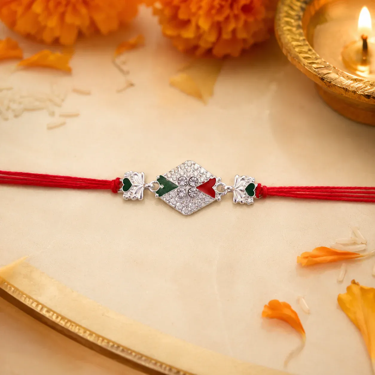 Premium Rakhi – Traditional Indian Festive Thread for Raksha Bandhan - Buy Online at Alikart
