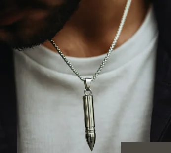 Bullet Chain Pendant – Bold Fashion Accessory