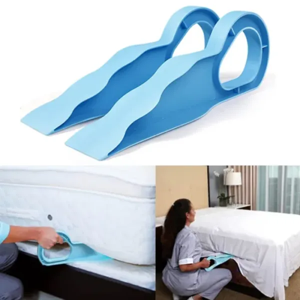 38 cm Bedsheet Mattress Lifter & Tucker Tool – 2-in-1 Mattress Lifter Stand and Wedge Elevator for Easy Bed Making, Lifting & Tucking Sheets