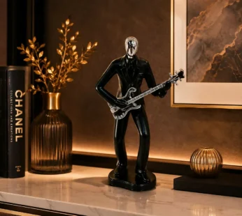 Abstract Guitar Player Resin Showpiece for Home & Office Decor