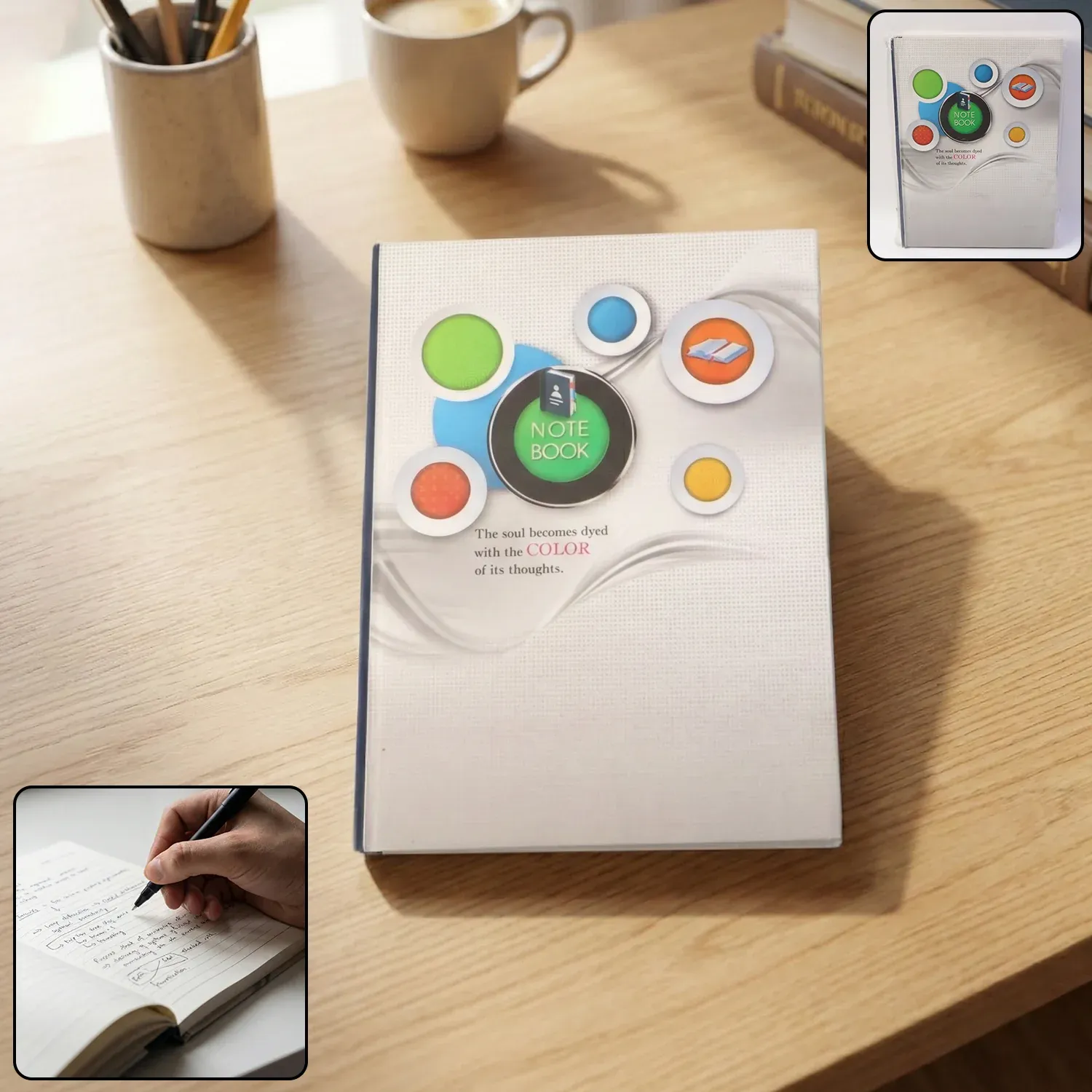 Premium Hardbound Ruled Diary – Durable 100-Page Notebook 240x180mm - Buy Online at Alikart
