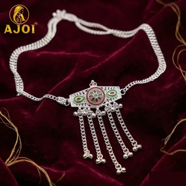 Floral Meenakari Waist Chain Bridal Kamar Patta
