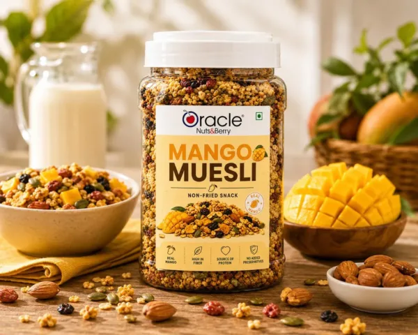 Oracle Mango Muesli – Tropical, Crunchy & Rich in Fibre