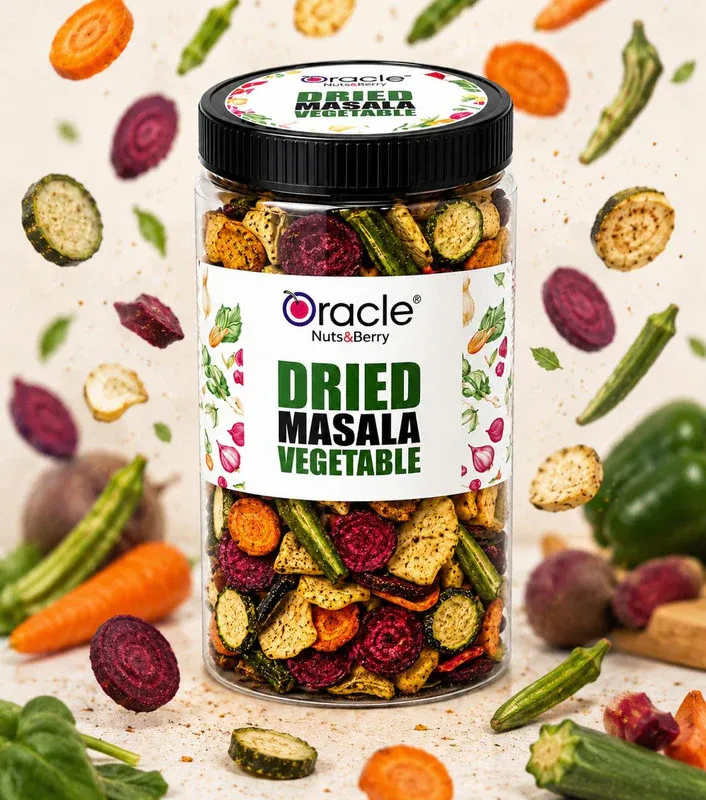 Oracle Masala Vegetables – Healthy Non-Fried Snack 250g - Detailed Feature View 2