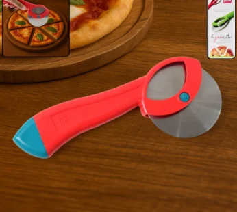 Stainless Steel Pizza Cutter – Ergonomic Grip & Sharp Rotary Blade