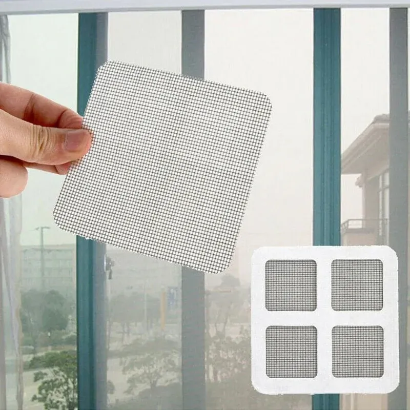Premium 10 Pcs Mosquito Net Repair Patches – Self-Adhesive Mesh Stickers for Net Repair (Random color) - Buy Online at Alikart