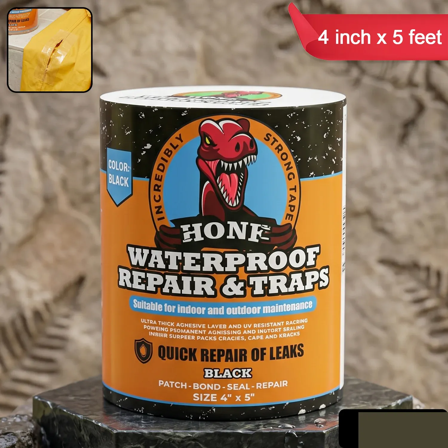 Waterproof Repair Tape – Strong, Flexible, and UV Resistant - Detailed Feature View 1
