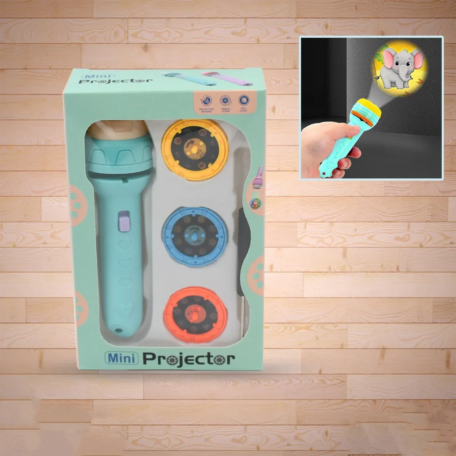 Premium Mini Slide Projector for Kids – Learning Toy | Spark Tots - Buy Online at Alikart
