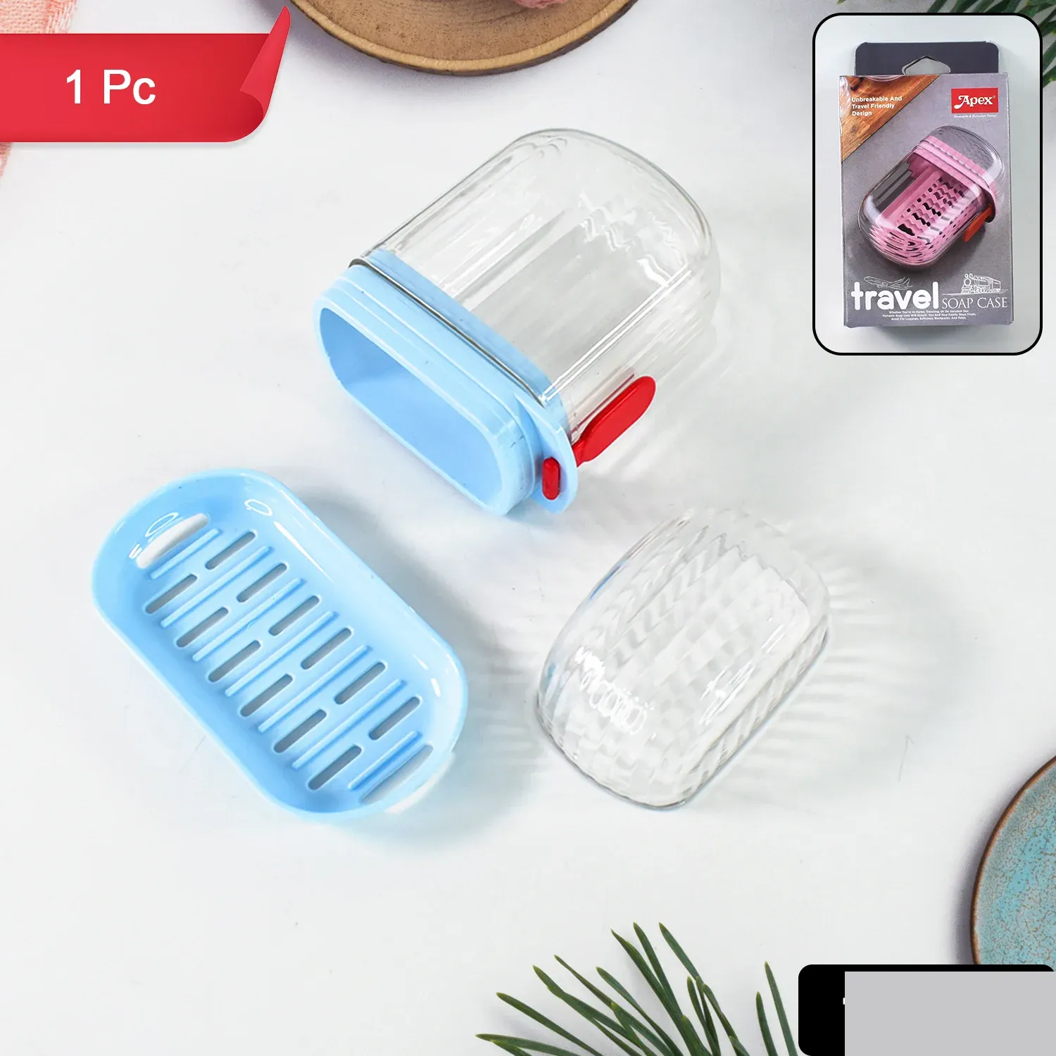 Travel Soap Case – Unbreakable, Leakproof & Secure Lock - Detailed Feature View 1